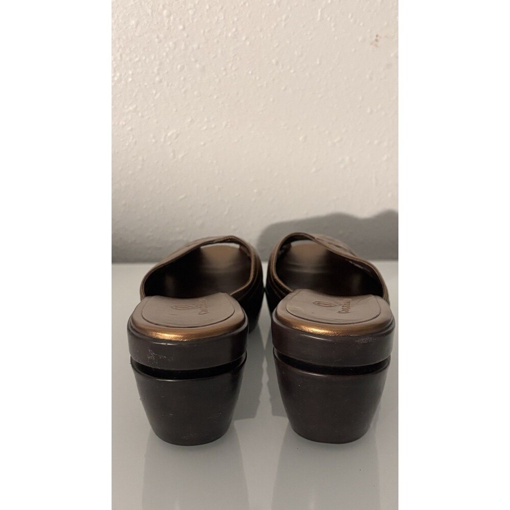 Cole Haan‎ Bronze Leather Slide Sandals Women’s Size7.5B - Picture 3 of 5